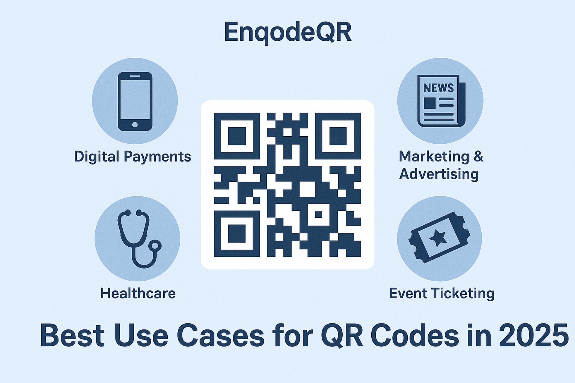 Top QR code use cases in 2025 - Enqode QR