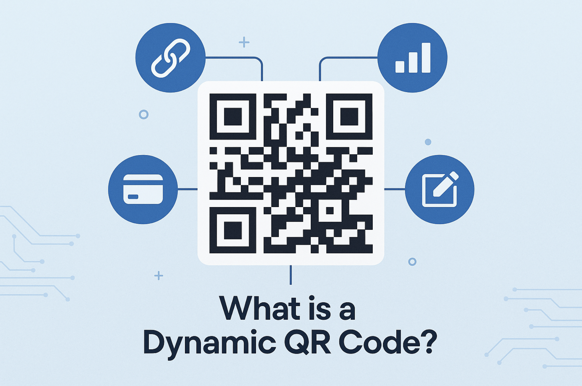 Dynamic QR code features illustration - Enqode QR